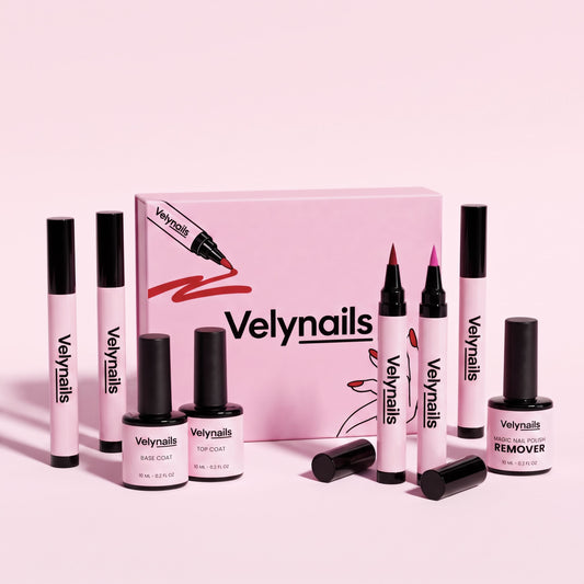 Pack 5 esmaltes en rotulador Velynails