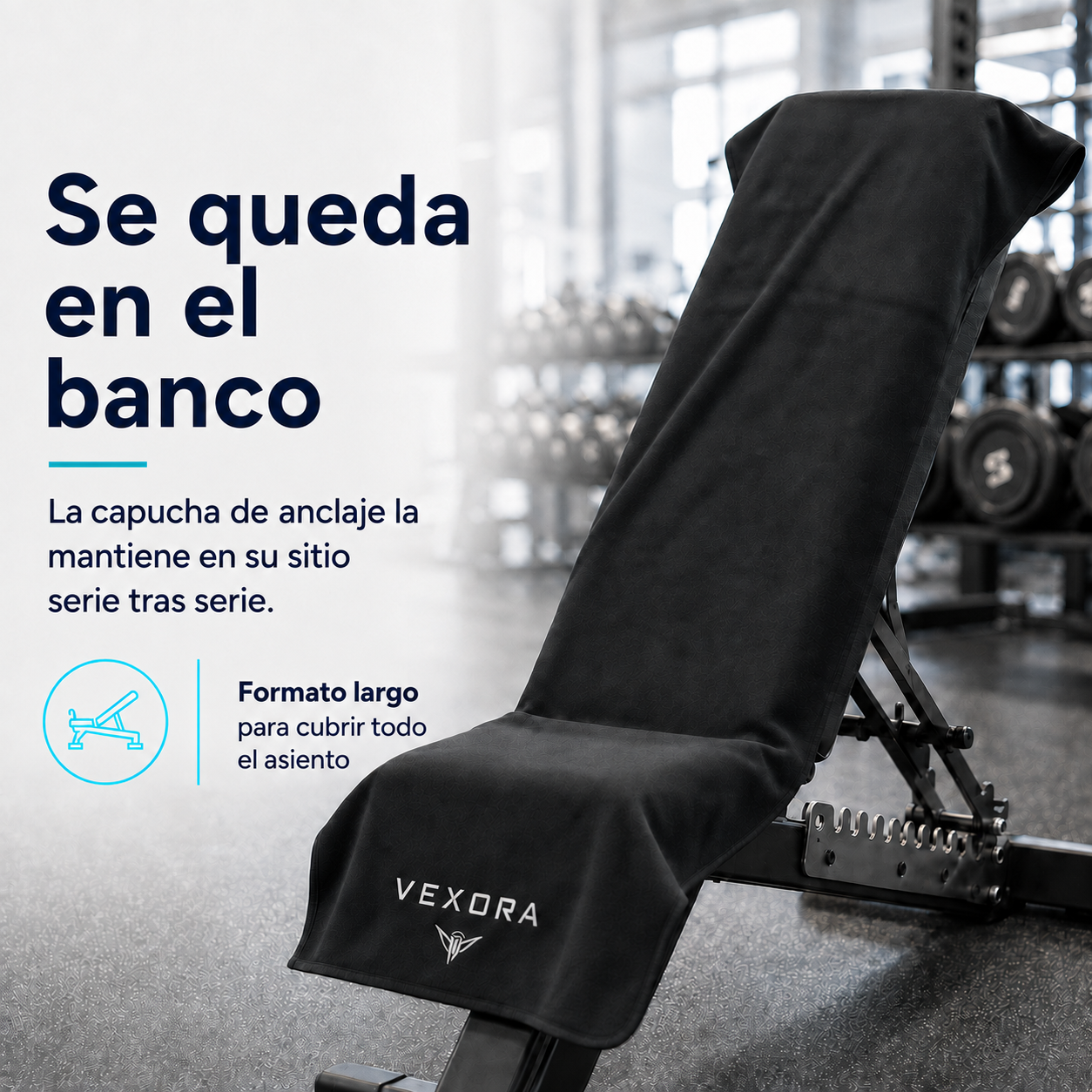 Vexora — Serviette de sport à capuche