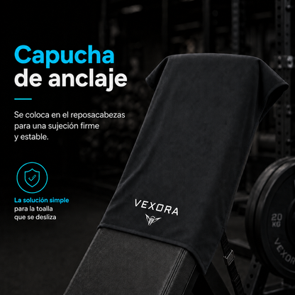 Vexora — Serviette de sport à capuche